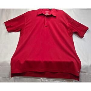 Propper Tactical Polo Shirt Mens L Red SS Range Duty Ammo Pocket Performance